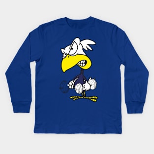 barbel pelican Kids Long Sleeve T-Shirt